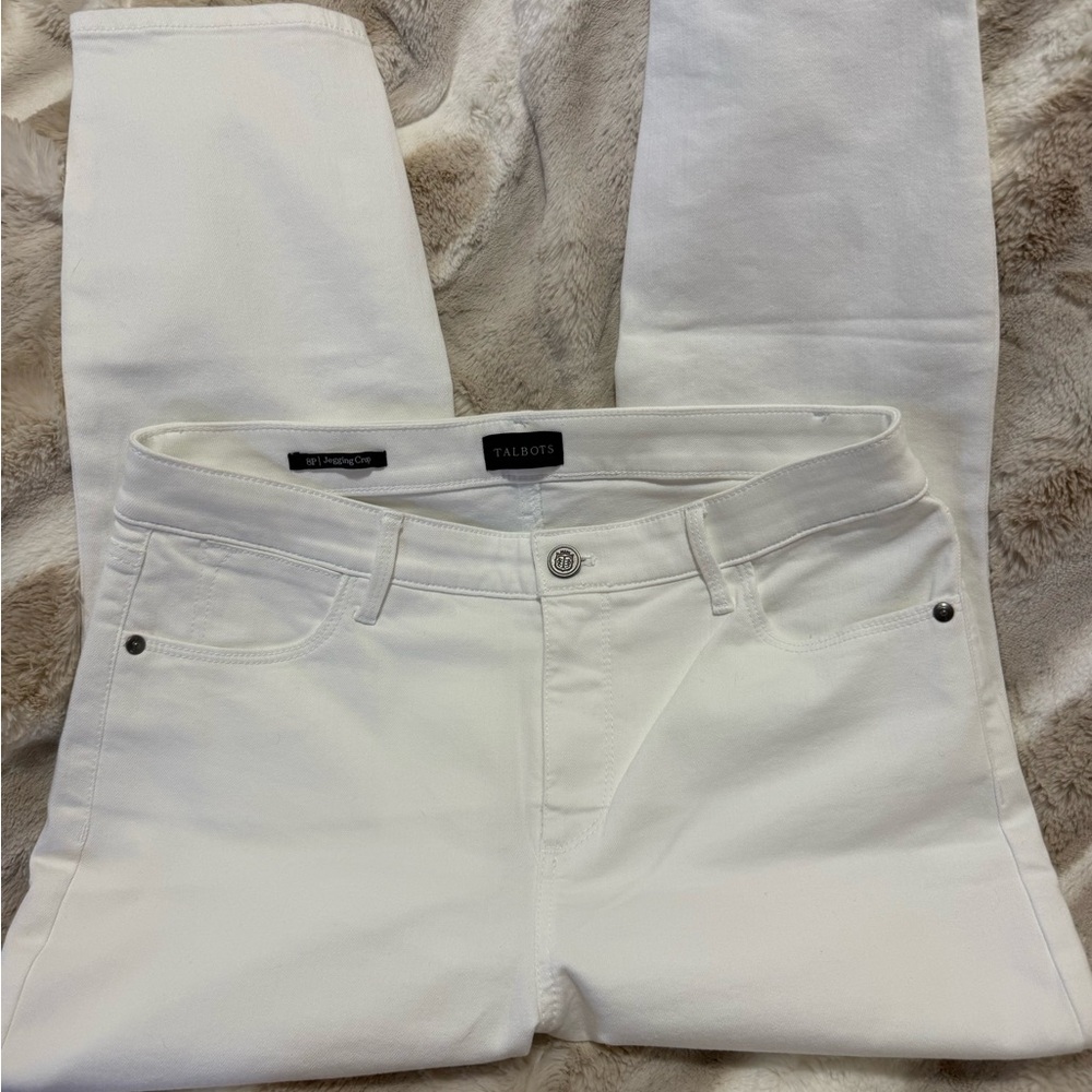 NWOT: Talbots Cropped Jeggings 8P
